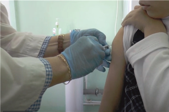 Вакцинация школьников г. Чебоксары от сезонного гриппа и ОРВИ