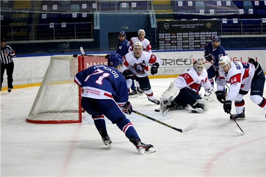 Хоккейный клуб «Чебоксары» продолжает победную серию матчей первенства ВХЛ сезона 2020/2021