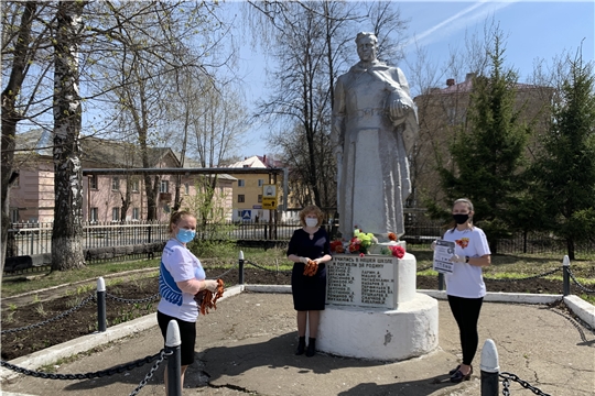 В городе Канаш стартовала ежегодная акция «Георгиевская ленточка»