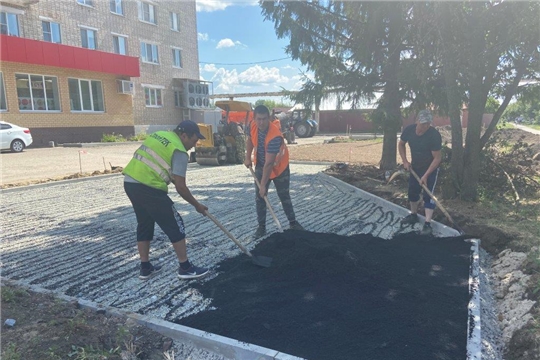 В городе Канаш ведутся работы по формированию современной городской среды