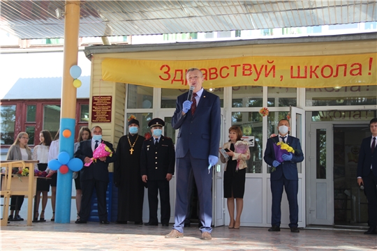 Вениамин Петров принял участие на Дне знаний в Моргаушском районе