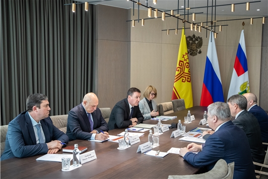 Олег Николаев встретился с министром сельского хозяйства РФ Дмитрием Патрушевым