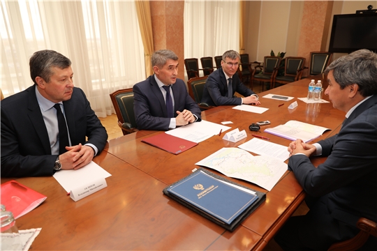 Встреча с руководителем ФКУ «Федеральное управление автомобильных дорог Волго-Вятского региона Федерального дорожного агентства» Илдаром Мингазовым