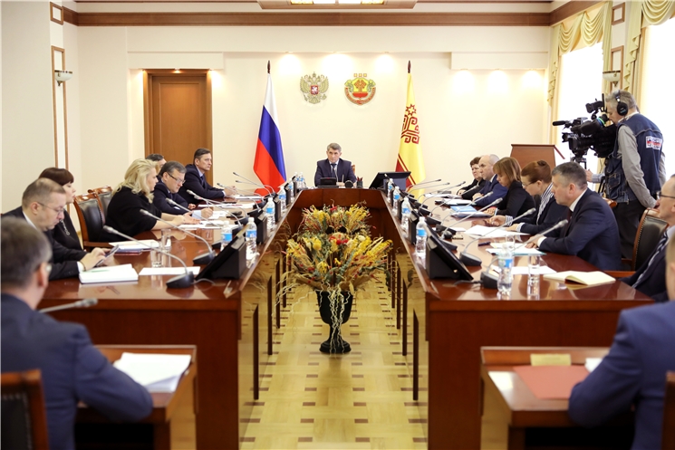 Еженедельное совещание в Доме Правительства
