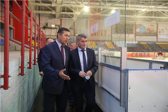 Встреча с ветеранами хоккейной команды «Сокол»