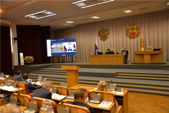 Состоялась очередная 39 сессия Госсовета Чувашии. Парламентом принят закон о детях войны