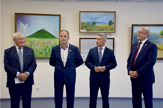 Александр Федотов принял участие в открытии выставки работ Валериана Киргизина