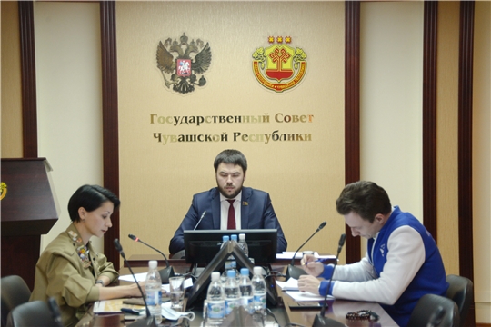 Заседание общественной Молодежной палаты при Госсовете Чувашии