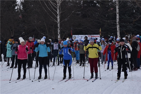 В Шумерле прошла XXXVIII открытая Всероссийская массовая лыжная гонка «Лыжня России - 2020»