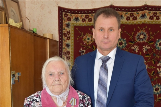 Поздравление с 95-летием Анны Федоровны Сулимовой