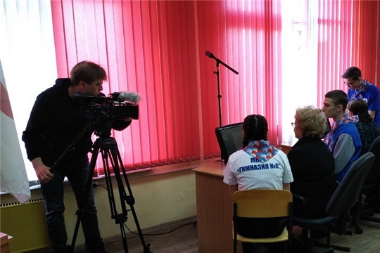 Опыт волонтеров гимназии №8 города Шумерля представил 1 канал телевидения России