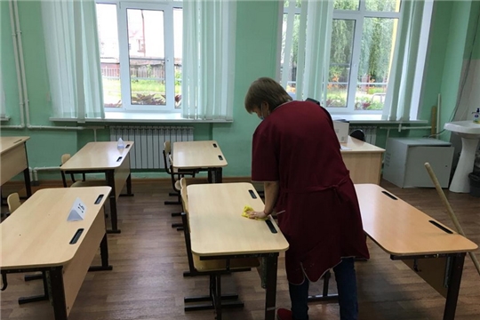 Пункт проведения экзамена в городе Шумерля готов к приему обучающихся, сдающих ЕГЭ по физике и истории