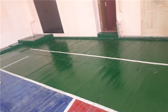 В детско-юношеской спортивной школе города Шумерля проведены ремонтные работы в спортивном зале и улучшена система вентиляции