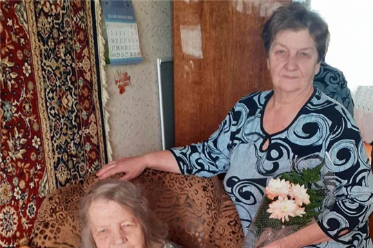95-летний юбилей отмечает ветеран труда, труженица тыла Анастасия Михайловна Федотова