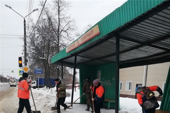 Шумерлинские коммунальщики работают в усиленном режиме в целях устранения последствий снегопада