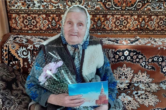 Труженице тыла, ветерану труда Нине Ильиничне Колесовой исполнилось 90 лет