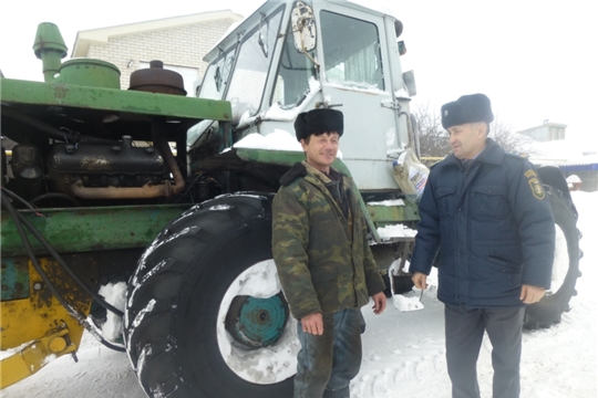 Операция «Снегоход» в Шемуршинском районе