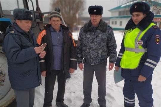 Состоялся очередной рейд мероприятия "Снегоход-2020" в Комсомольском районе