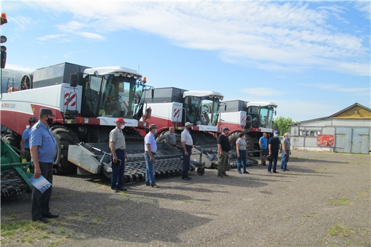 В хозяйствах Яльчикского района начались комиссионные смотры готовности хозяйств к уборке урожая «Жатва - 2020»