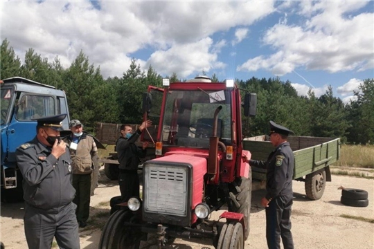 Прием экзаменов трактористов