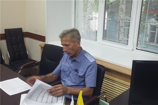 В Шемуршинском районе с рабочим визитом побывал начальник инспекции Гостехнадзора Чувашии Владимир Димитриев