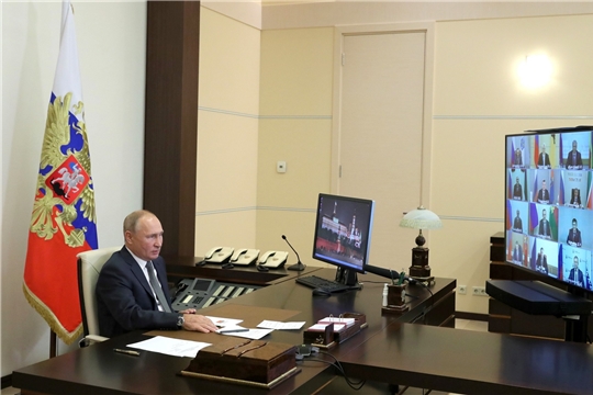 Олег Николаев принял участие во встрече Владимира Путина с избранными главами субъектов Российской Федерации