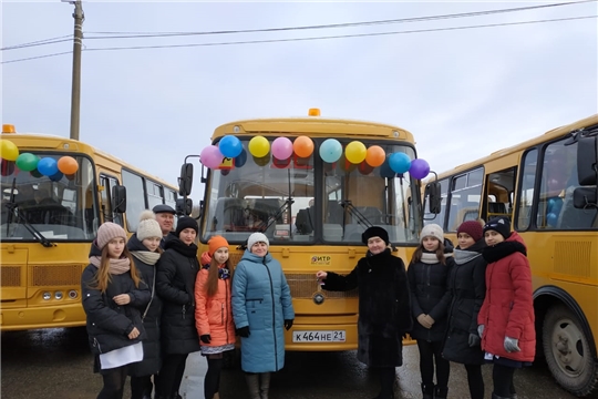 Чуваштимяшская школа получила новый школьный автобус