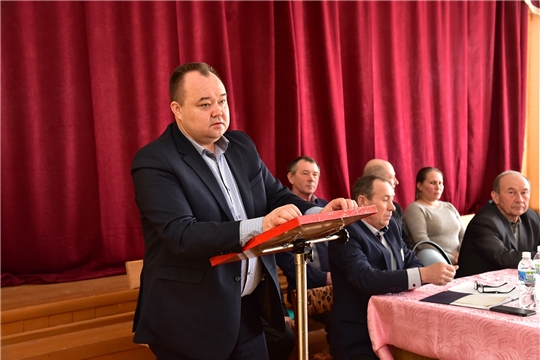 Состоялось отчётное собрание работников колхоза «Красный партизан»