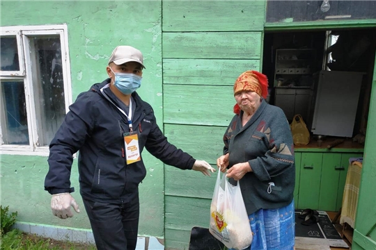 Волонтеры #Мывместе21 Ибресинского района продолжают работу