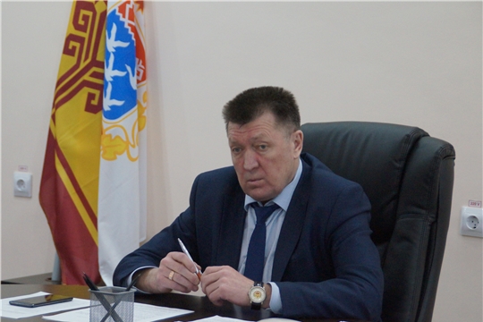 Еженедельная планерка в администрации Калининского района города Чебоксары