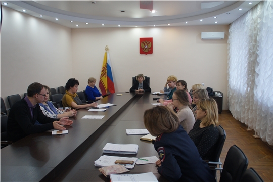 В Калининском районе провели координационное совещание комиссии по делам несовершеннолетних и защите их прав