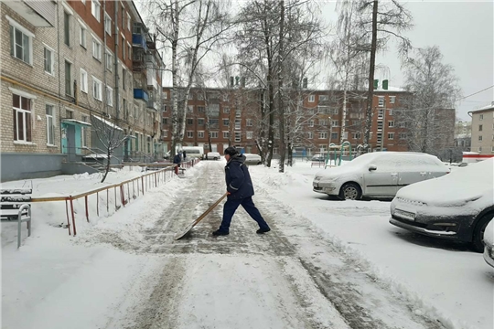 В Калининском районе города Чебоксары определили лучших дворников