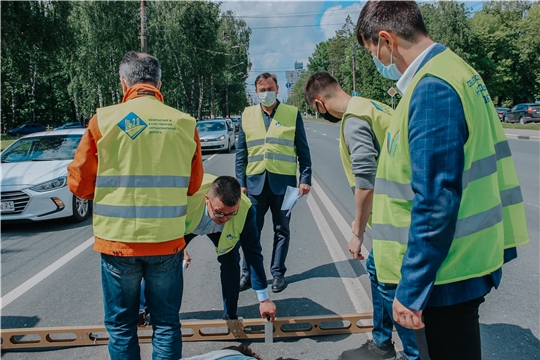 В Чебоксарах проверили семь гарантийных дорожных объектов