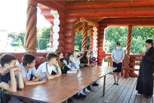 Встреча  подучетных подростков и родителей с настоятелем храма «Новомученников и исповедников Российских» города Чебоксары