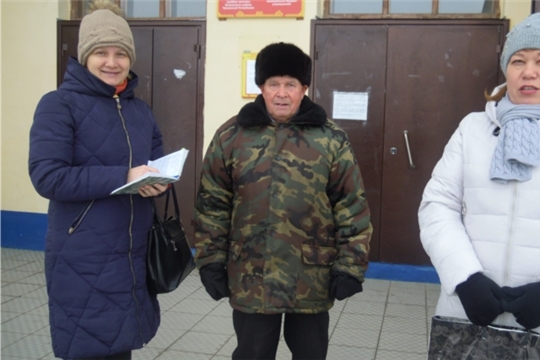 В Шибылгинском сельском поселении - корреспонденты республиканской газеты «Çамрăксен хаçачĕ»