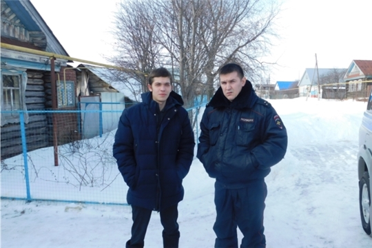 Рейд по профилактике правонарушений в выселок Новые Мамеи Чагасьского поселения