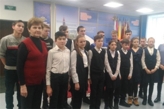 В целях патриотического воспитания подрастающего поколения  - экскурсия в музей органов внутренних дел Чувашской Республики
