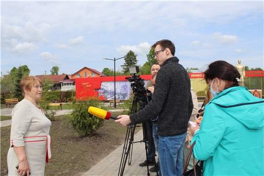Парк Победы в селе Шихазаны  Канашского района – в центре внимания СМИ республики