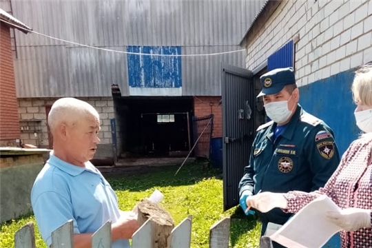 Рейд по профилактике пожарной безопасности в Ухманском сельском поселении