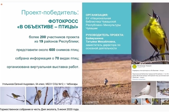 Национальная библиотека Чувашии – в числе победителей конкурса экологических онлайн-проектов