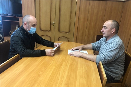 Заместитель председателя Кабинета министров Чувашской Республики - министр сельского хозяйства Сергей Артамонов в Канашском районе