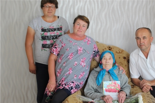 95 лет Матвеевой Елене Васильевне
