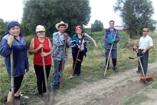 В деревне Сядорга - Сирмы Вутабосинского сельского поселения состоялись очередные субботники