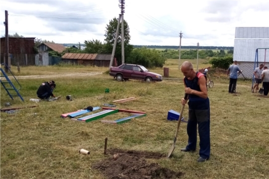 В поселке Новый установлена новая детская площадка