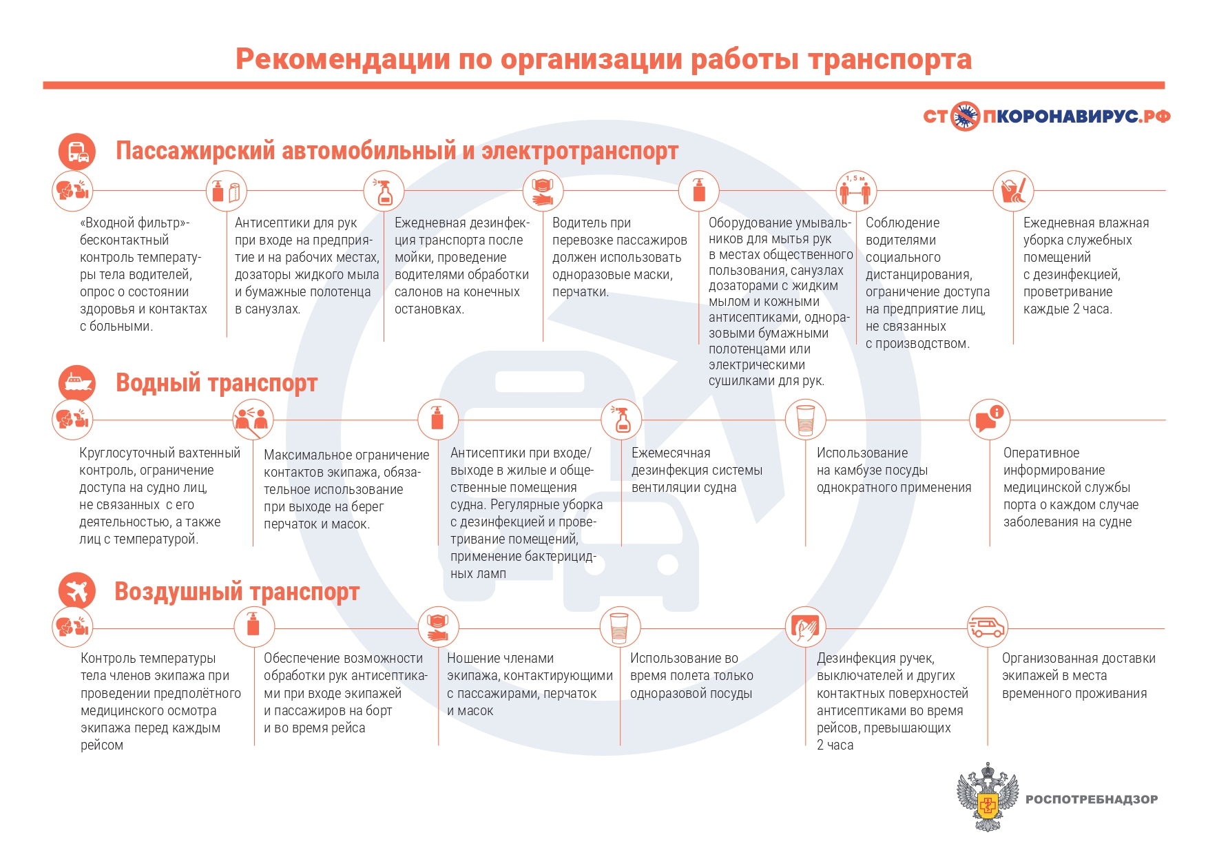 Рекомендации по организации работы транспорта | Канашский муниципальный  округ Чувашской Республики