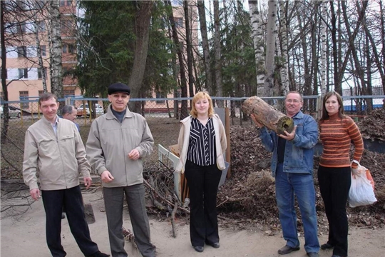 На субботнике