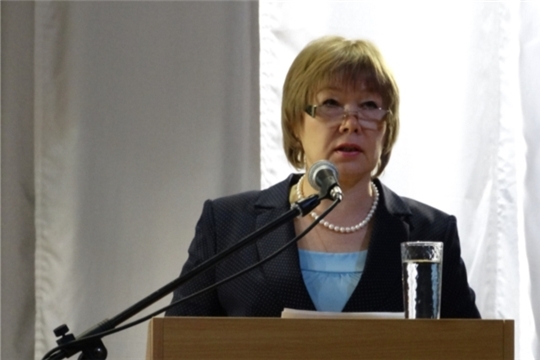 Председатель Контрольно-счетной палаты Чувашской Республики приняла участие в расширенном совещании по подведению итогов социально-экономического развития Красночетайского района в 2014 год