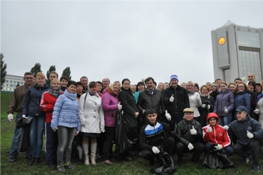 Сотрудники Контрольно-счетной палаты Чувашской Республики приняли участие в экологическом мероприятии