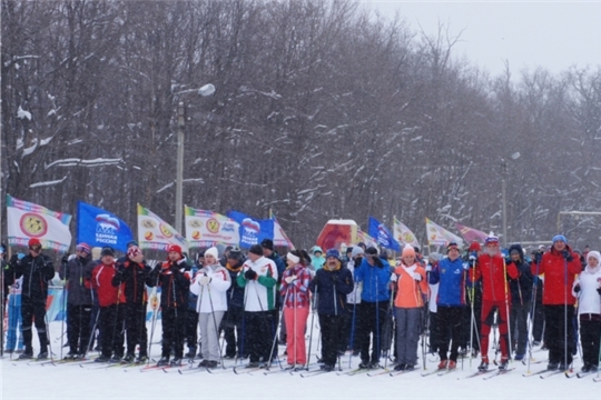 Председатель и заместитель председателя Контрольно-счетной палаты Чувашской Республики приняли участие в соревнованиях по лыжным гонкам