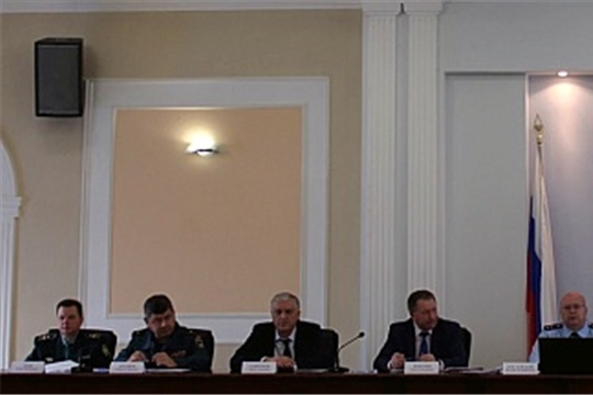 В прокуратуре Чувашской Республики состоялось расширенное заседание Координационного совещания руководителей правоохранительных органов